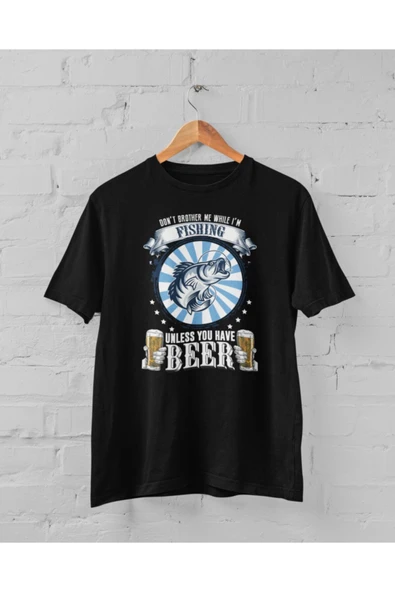 playbackmoda Oversize Balık Balıkçılık Yazı Tasarım Baskılı Oversize Tişört ürün görseli