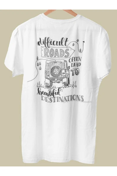 playbackmoda Owersize Tasarım Land Rover Series3 Baskılı Tişört ürün görseli