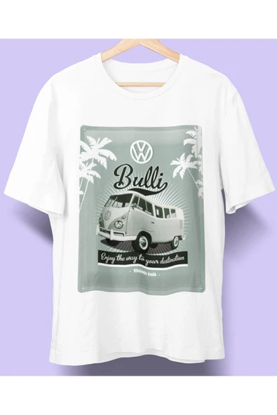 playbackmoda Owersize Tasarım Vosvos Volkswagen T1, T2,t3 Baskılı Tişört ürün görseli