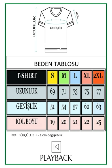 playbackmoda Oversize Rock Poster Led Zeppelin Tasarım Baskılı Oversize Tişört - 2