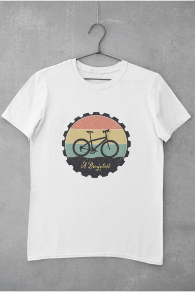 playbackmoda Oversize Bisiklet Tasarım Baskılı Oversize Tişört ürün görseli