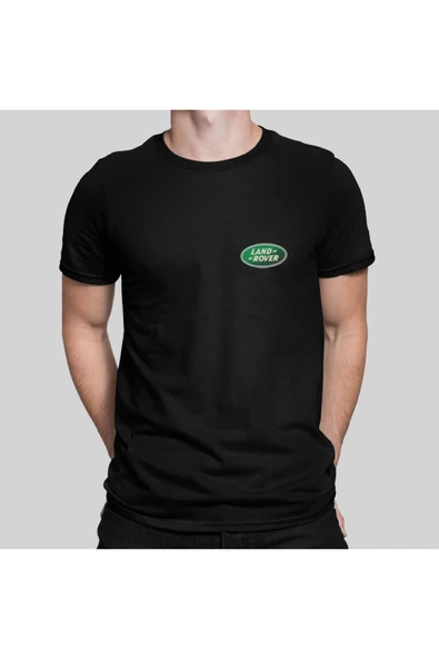 playbackmoda Owersize Tasarım Land Rover Logo Baskılı Tişört ürün görseli