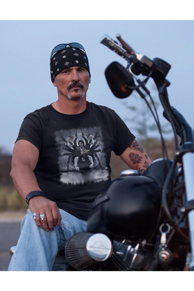 playbackmoda Akiki Tasarım, John Wick Fan Dizayn, Film Afişi Tasarım, Siyah Oversize Tişört, Xl Beden - Resim 2