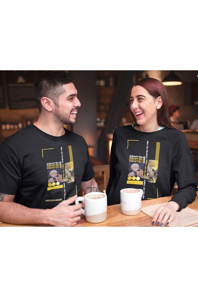 playbackmoda Akiki Tasarım, Zenitsu Agatsuma, Anime - Manga, Siyah Oversize Tişört, L Beden - Resim 2