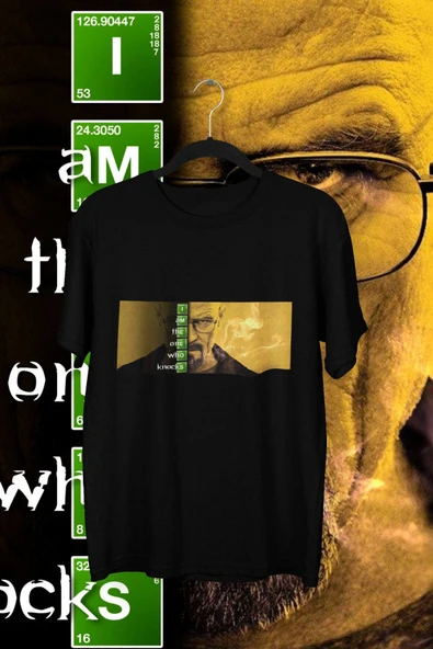 playbackmoda Akiki Tasarım, Breaking Bad Fantastik Fan Dizayn, Film Afişi Tasarım, Siyah Oversize Tişört, S ürün görseli