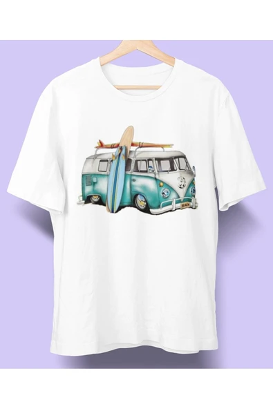 playbackmoda Owersize Tasarım Vosvos Volkswagen T1, T2,t3 Baskılı Tişört