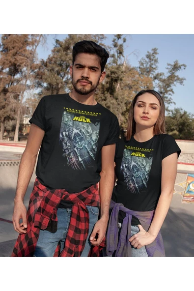 playbackmoda Akiki Tasarım, Hulk Fan Dizayn, Film Afişi Tasarım, Siyah Oversize Tişört, M Beden - Resim 2