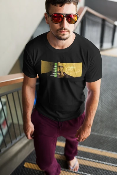 playbackmoda Akiki Tasarım, Breaking Bad Fantastik Fan Dizayn, Film Afişi Tasarım, Siyah Oversize Tişört, S - Resim 2