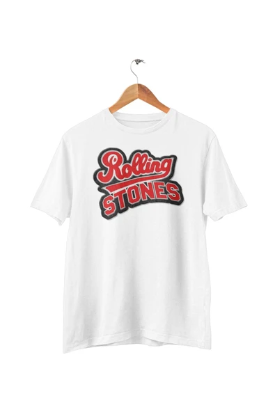 playbackmoda Oversize Renkli Rpling Stones Baskılı Oversize Tişört ürün görseli