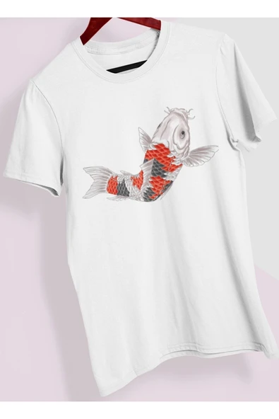 playbackmoda Owersize Tasarım Balık Balıkçılık Baskılı Tişört ürün görseli