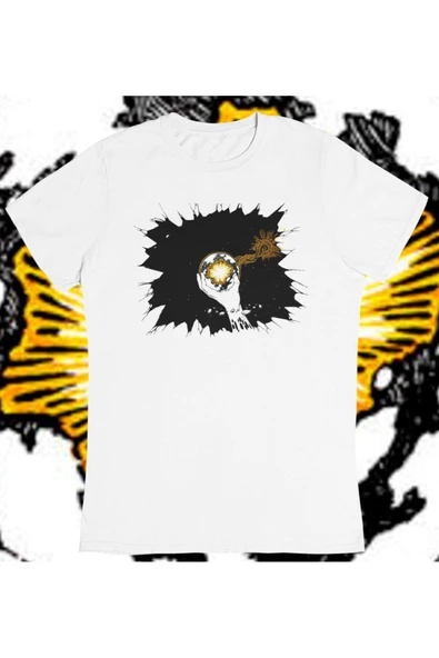 playbackmoda Owersize Illüstrasyon Enerji Şans Tasarım Baskılı Tişört ürün görseli