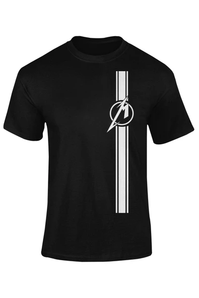 playbackmoda Oversize Rock Gurup Metallica Tasarım Baskılı Oversize Tişört ürün görseli