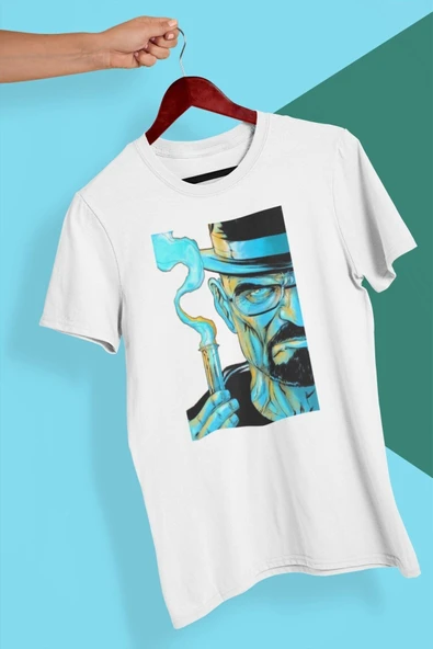 playbackmoda Owersize Film Afiş Breakıng Bad Tasarım Baskılı Tişört ürün görseli