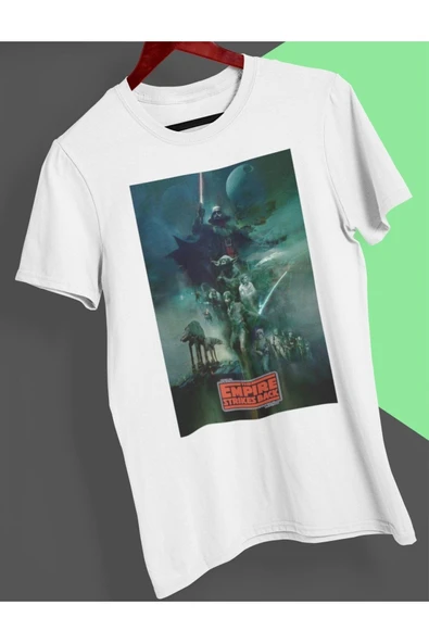 playbackmoda Owersize Film Afiş Star Wars Tasarım Baskılı Tişört ürün görseli