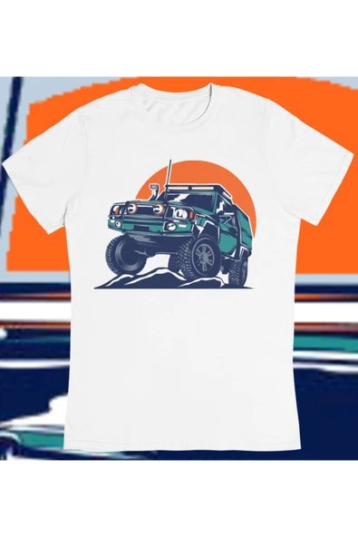 playbackmoda Owersize Offroad Truck Tasarım Baskılı Tişört