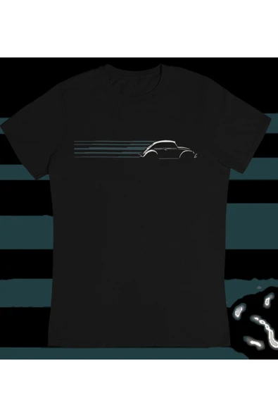 playbackmoda Owersize Wolkswagen Beetle Tasarım Baskılı Tişört ürün görseli