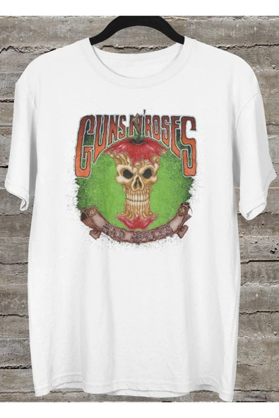 playbackmoda Owersize Müzik Guns N Roses Tasarım Baskılı Tişört ürün görseli