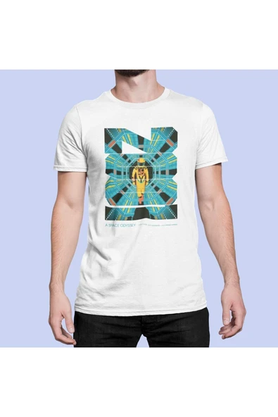 playbackmoda Owersize Film Afiş 2001 Tasarım Baskılı Tişört - Resim 2