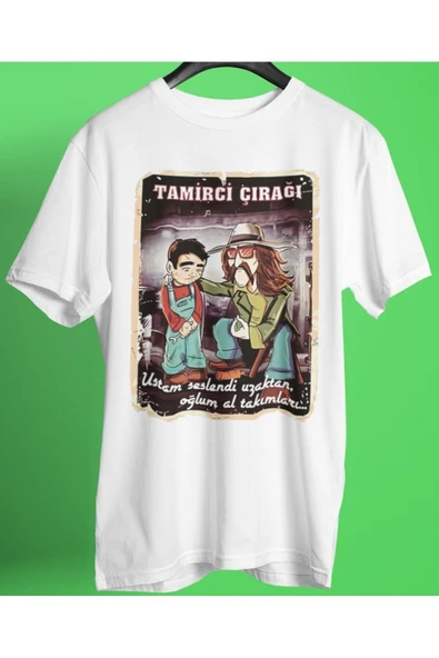 playbackmoda Owersize Tasarım Rock Poster Cem Karaca Baskılı Tişört ürün görseli