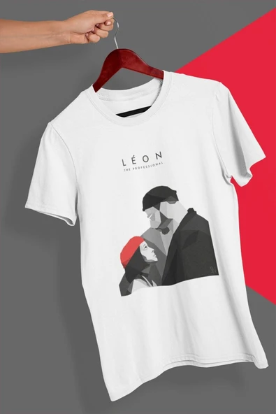 playbackmoda Owersize Film Afiş Leon Tasarım Baskılı Tişört ürün görseli