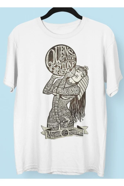 playbackmoda Oversize Müzik Queens Of The Stone Age Tasarım Baskılı Tişört ürün görseli