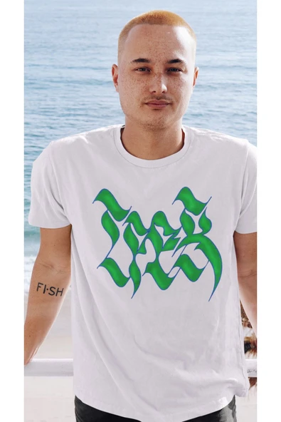 playbackmoda Owersize Yazı Baskılı Tişört - 2