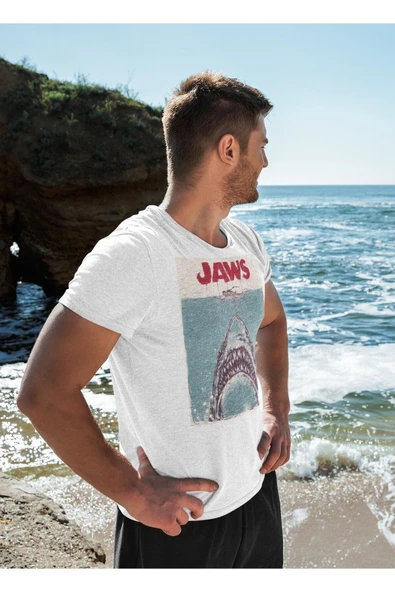 playbackmoda Owersize Film Afiş Javs Tasarım Baskılı Tişört - Resim 2