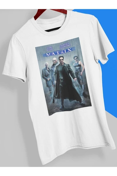 playbackmoda Owersize Film Afiş Matrıx Tasarım Baskılı Tişört ürün görseli