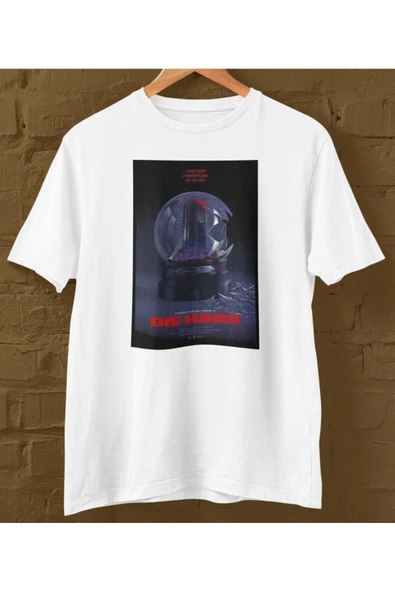 playbackmoda Owersize Film Afiş Dıe Hard Tasarım Baskılı Tişört ürün görseli