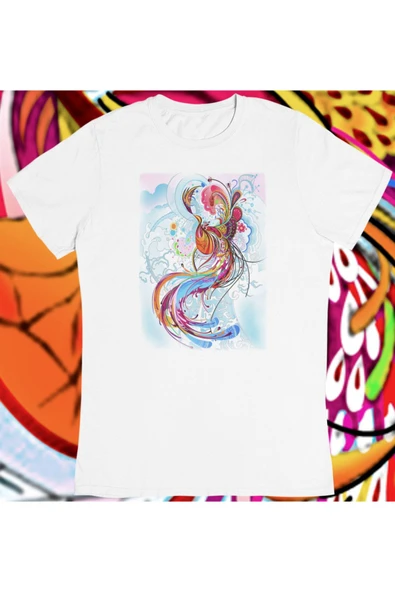 playbackmoda Owersize Illüstrasyon Düşkapanı Tasarım Baskılı Tişört ürün görseli