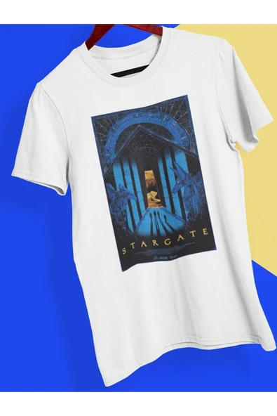 playbackmoda Owersize Film Afiş Star Gate Tasarım Baskılı Tişört ürün görseli