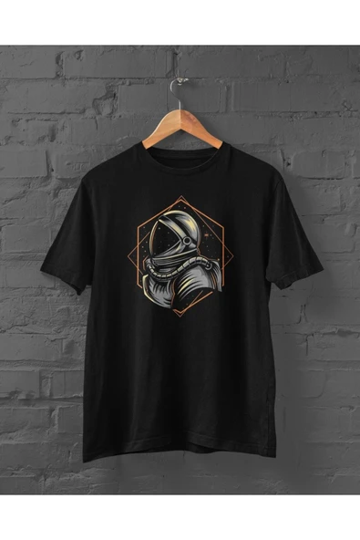 playbackmoda Owersize Tasarım Uzay Uzaylı Astronot Baskılı Tişört ürün görseli