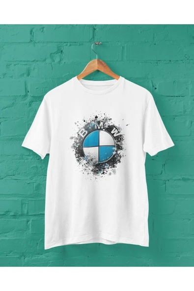 playbackmoda Owersize Bmw Logo Baskılı Tişört ürün görseli