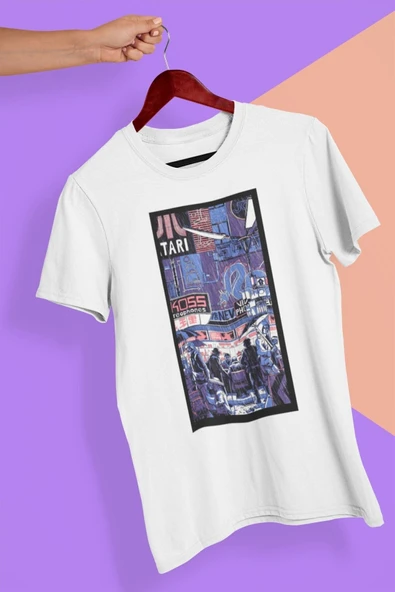 playbackmoda Owersize Film Afiş Atarı Tasarım Baskılı Tişört ürün görseli