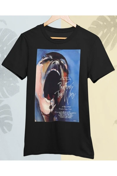 playbackmoda Owersize Tasarım Rock Poster Pink Floyd Baskılı Tişört - 1