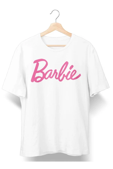 playbackmoda Oversize Renkli Barbie Yazılı Baskılı Tişört ürün görseli
