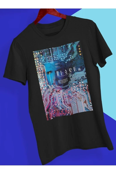 playbackmoda Owersize Film Afiş Blade Runer Tasarım Baskılı Tişört ürün görseli