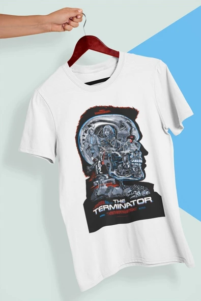 playbackmoda Owersize Film Afiş Termınator Tasarım Baskılı Tişört ürün görseli