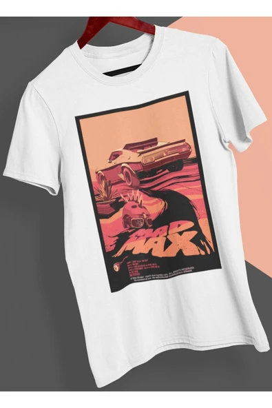 playbackmoda Owersize Film Afiş Mad Max Tasarım Baskılı Tişört ürün görseli