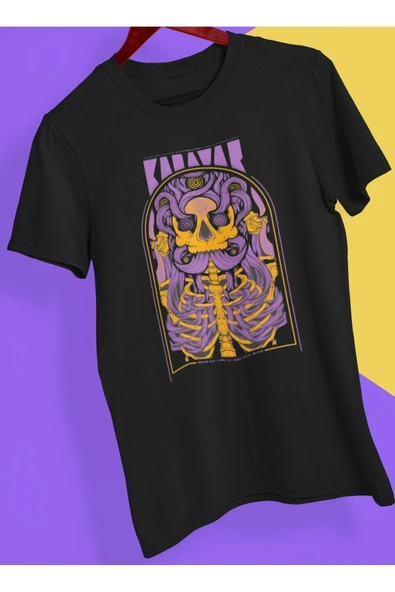 playbackmoda Owersize Tasarım Rock Poster Kadavar Baskılı Tişört ürün görseli