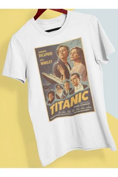 playbackmoda Owersize Film Afiş Tıtanıc Tasarım Baskılı Tişört ürün görseli