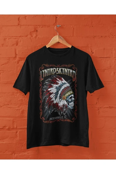 playbackmoda Owersize Kızıldereli Kurukafa Baskılı Tişört ürün görseli