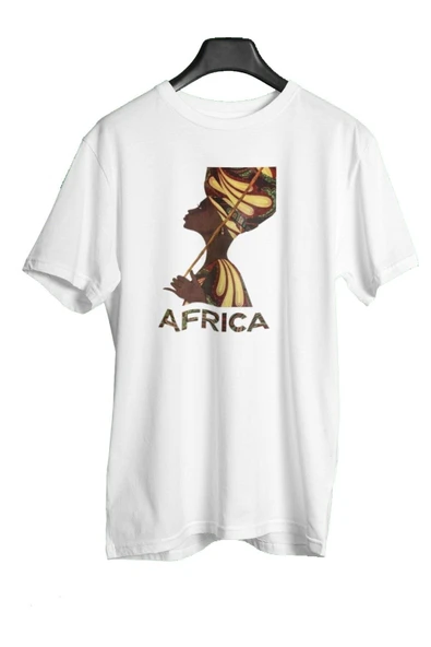 playbackmoda Owersize Tasarım Ülke Şehir Afrika Baskılı Tişört ürün görseli