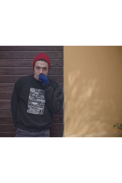 playbackmoda Akiki Tasarım Sportif Motivasyon - Kazanmanın Sırrı 2 Sweatshirt - Resim 2