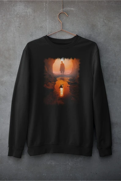 playbackmoda Akiki Tasarım Dijital Sanat Evrende Kim Var - Hangisi Sensin Ilüstrasyon 2 Sweatshirt