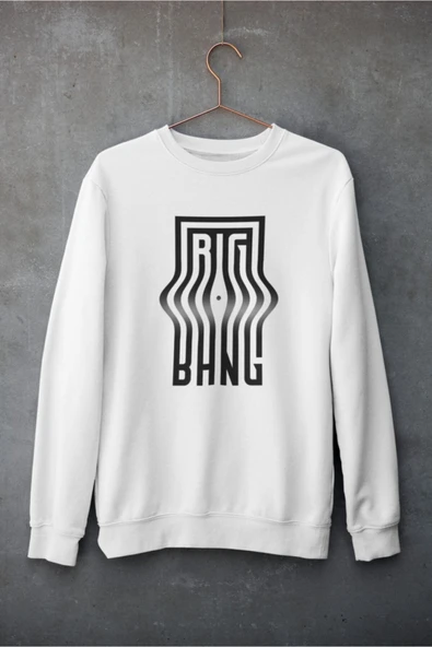 playbackmoda Akiki Tasarım Dual Yazı - Bıg-bang Büyük Patlama Sweatshirt - 1