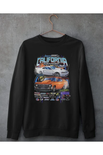 playbackmoda California Araba Şovu Sweatshirt Ak10109 ürün görseli