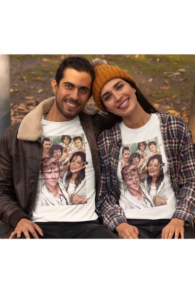 playbackmoda Akiki Tasarım - Nostaljik, Rock Ve Pop Yıldızları, Beyaz Sweatshirt, Ak10183 - Resim 2