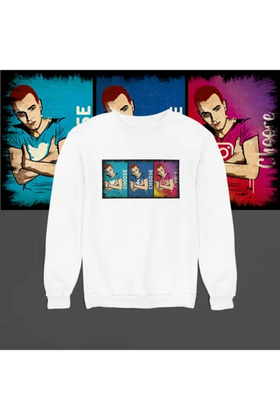 playbackmoda Akiki Tasarım Twitter - Facebook - Instagram Seç Bakalım Sweatshirt ürün görseli