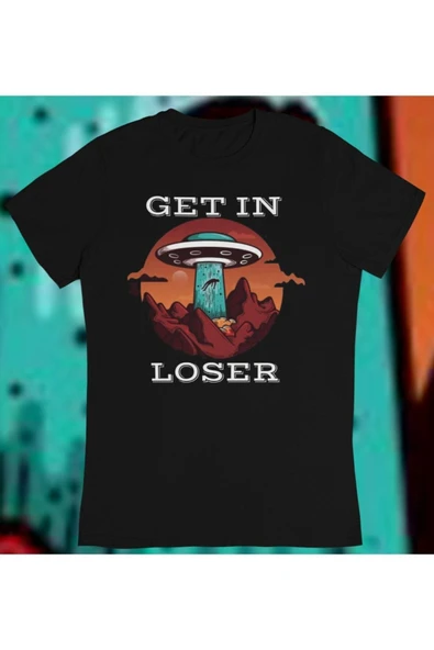 playbackmoda Owersize Uzay Ufo Çizim Tasarım Baskılı Tişört ürün görseli